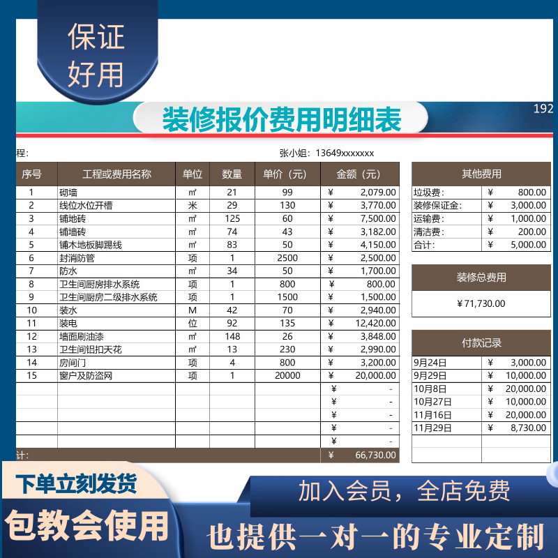 网站建设价格明细表(网站建设价格明细表怎么做)